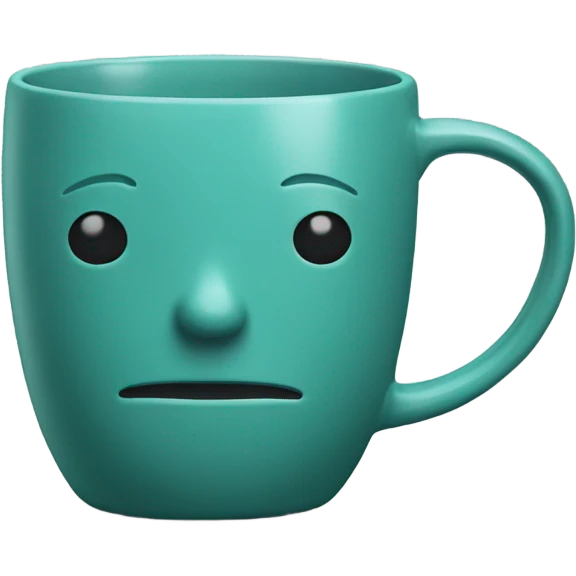 teal mug emoji
