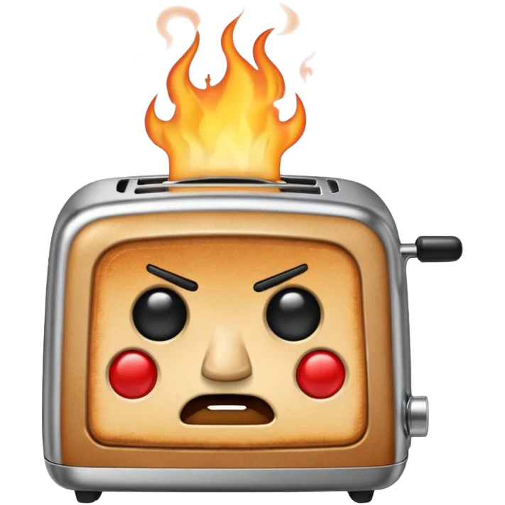 An Angry Toaster emoji