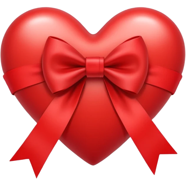 heart with ribbon bow emoji