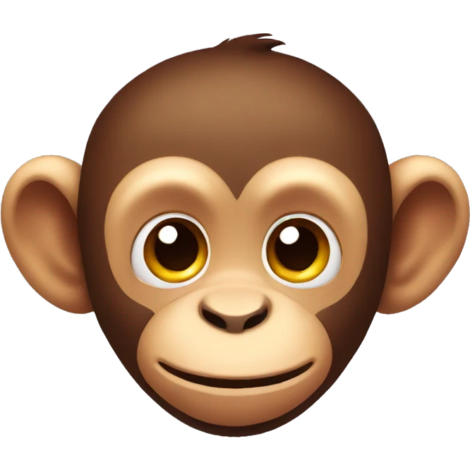 Really cute monkey  emoji