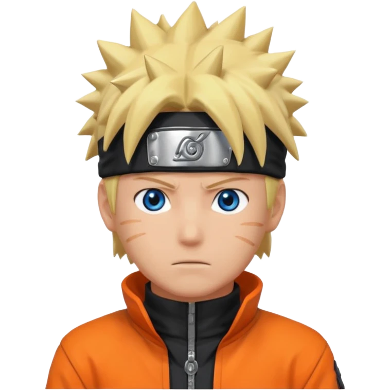 Naruto Kurama com Aura Laranja emoji