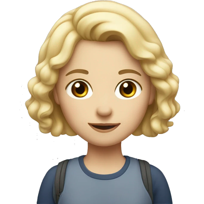 biver york with girl with short light hair  emoji