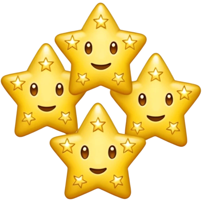 troispetites etoiles lumineuses emoji