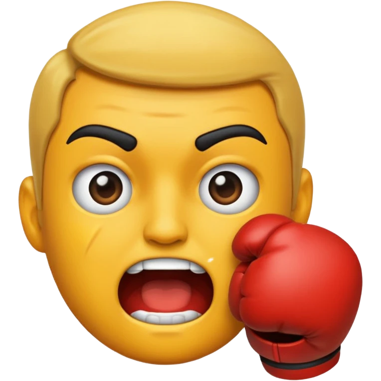 Getting Punched in the face emoji