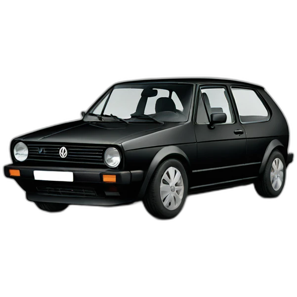 Volkswagen Golf universal 7 black emoji