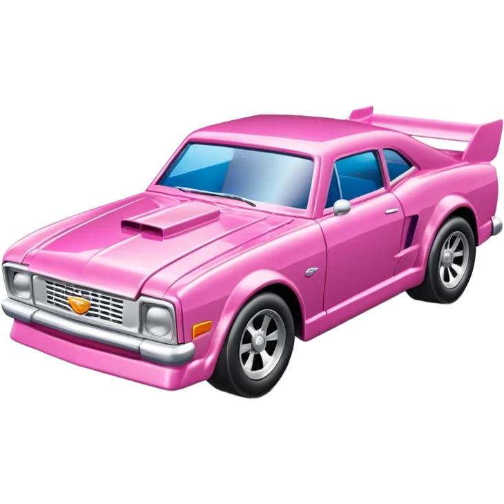 Машинка HotWheels розового цвета в классической упаковке HotWheels. emoji