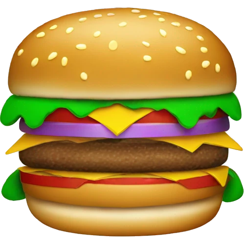 christmas burgers emoji
