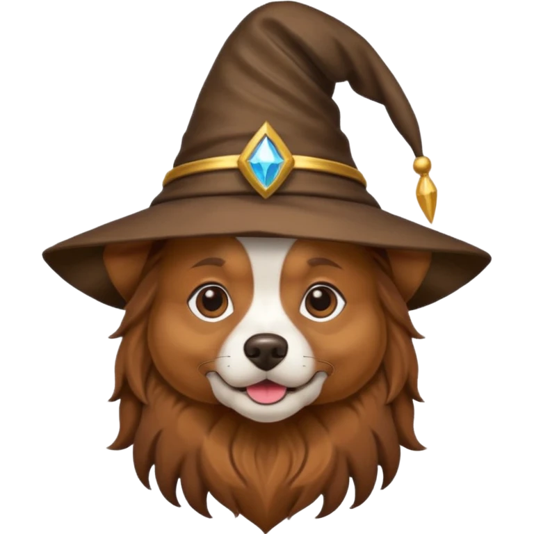 Dog wizard emoji