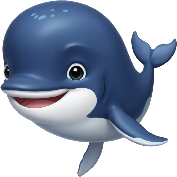 bébé baleine cheveux noirs emoji