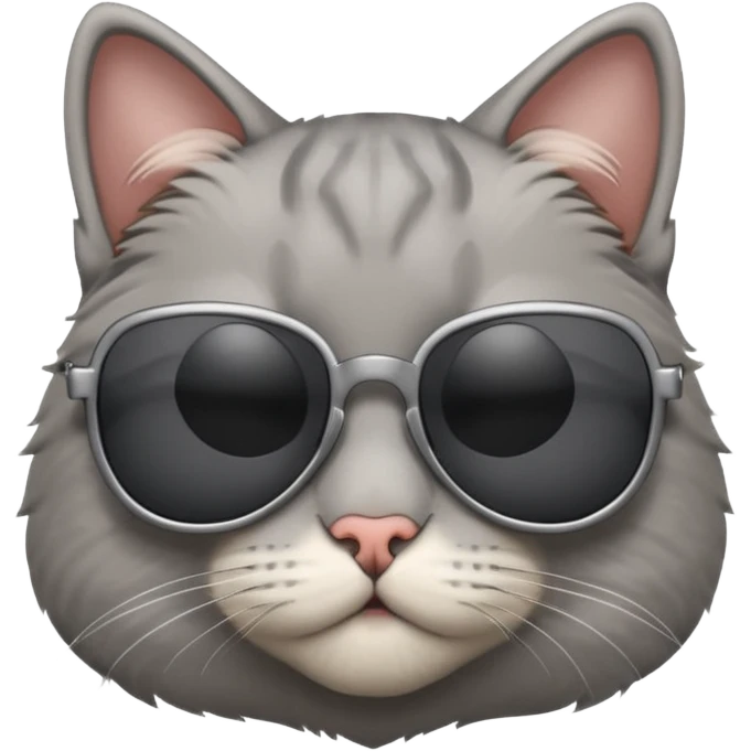 Cat wearing sunglasses emoji