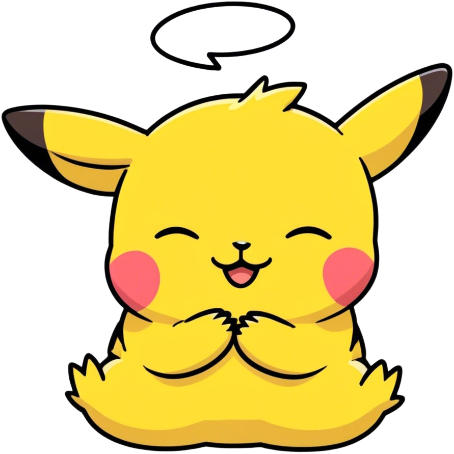 Dua eden picachu emoji