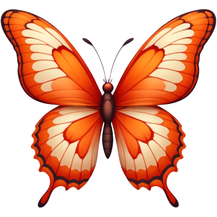Red butterfly emoji