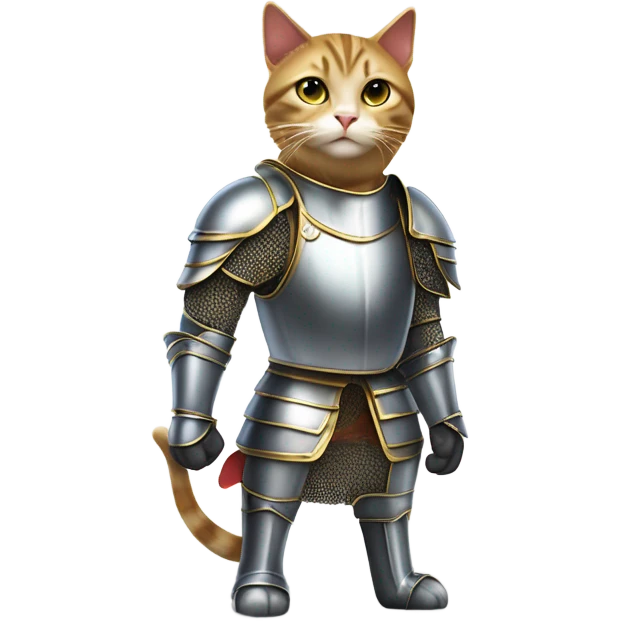 The knight cat emoji