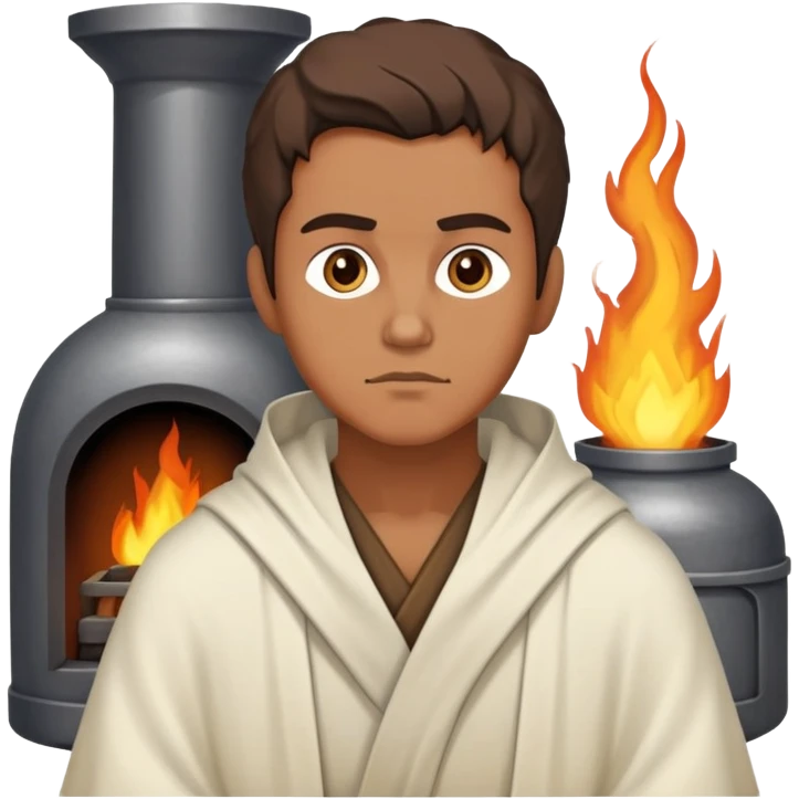 Prophet Daniel surviving the furnace emoji