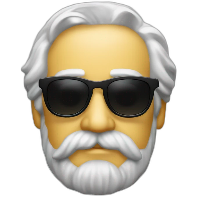karl marx sunglasses emoji