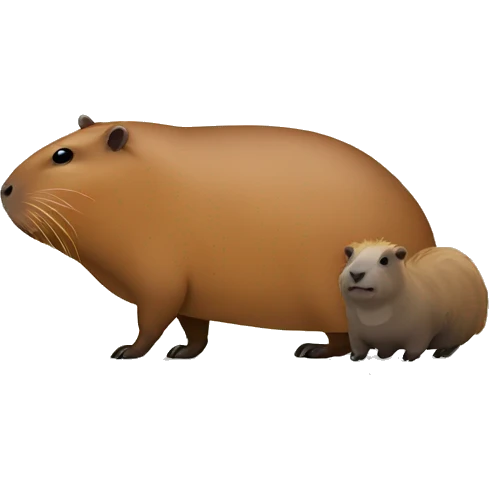 Capybara with lambo emoji