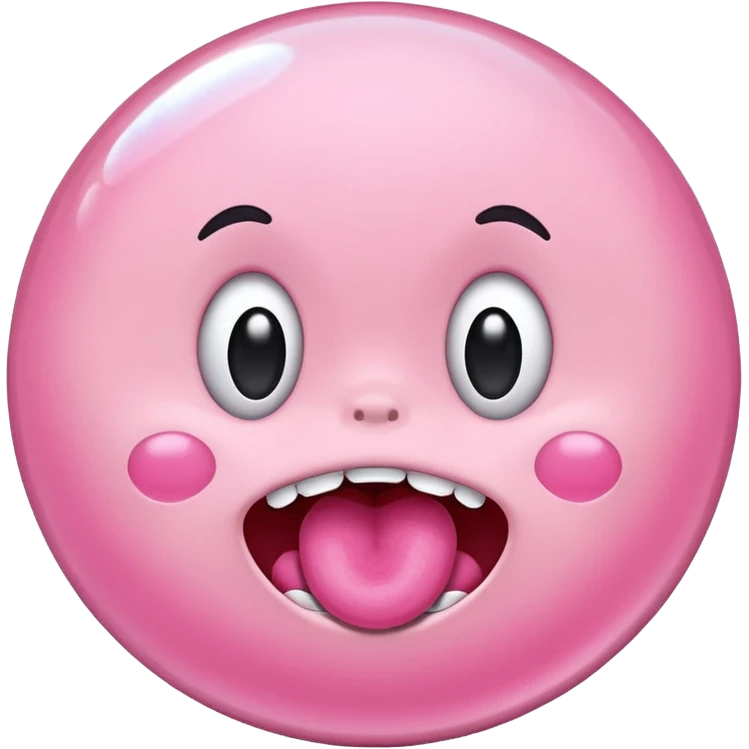bubble gum emoji