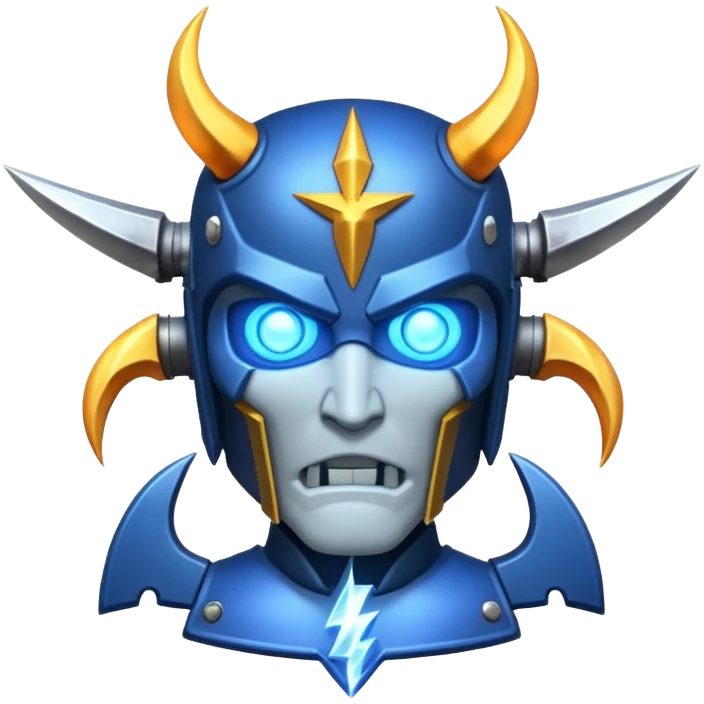 warhammer with lightning infused emoji