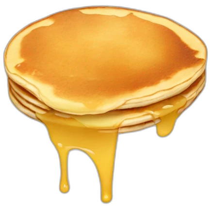 Pancake sur une poêle emoji