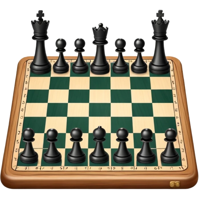 a board of chess emoji