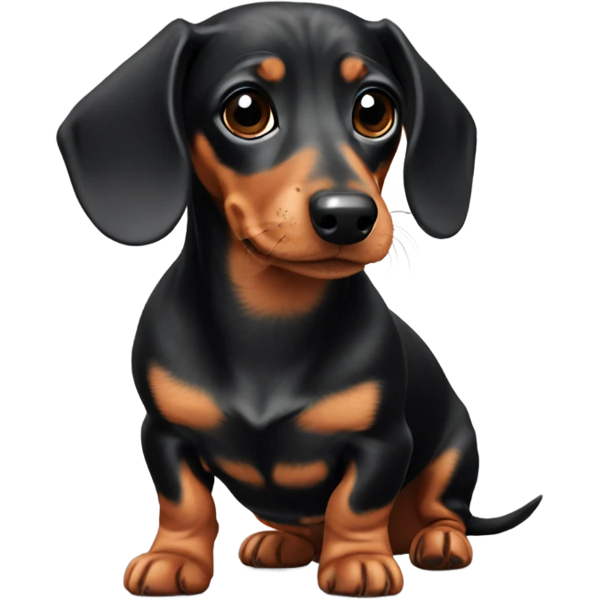 Mini dachshund  emoji