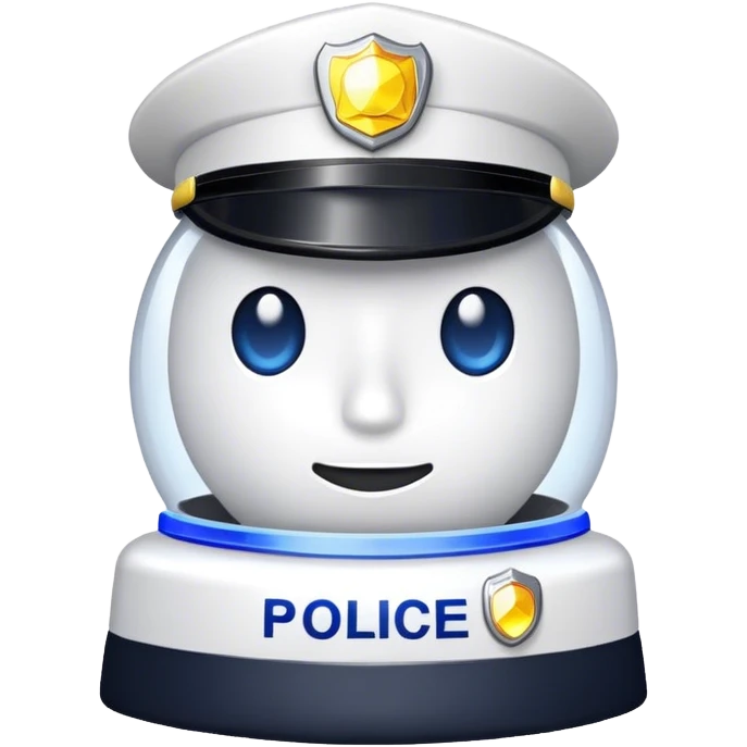 White endeavour with police light emoji