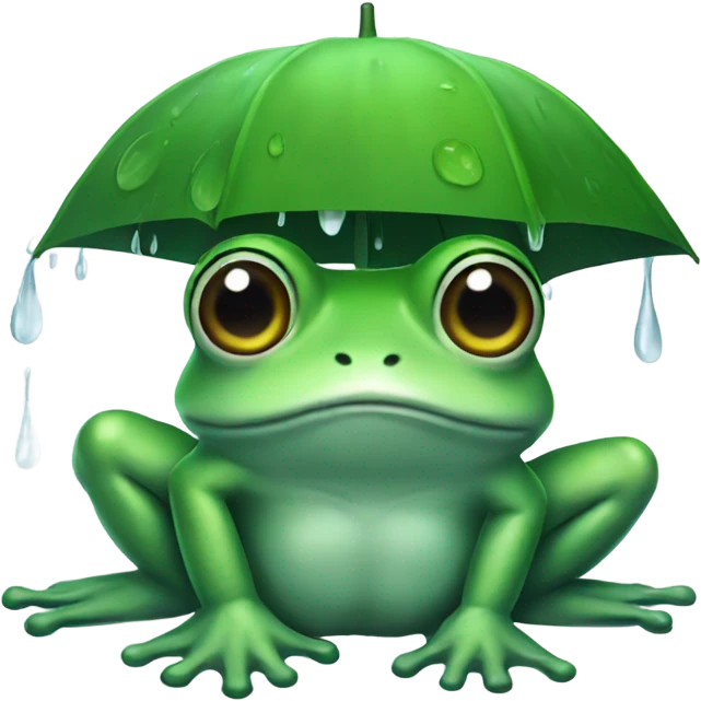 rain frog  emoji