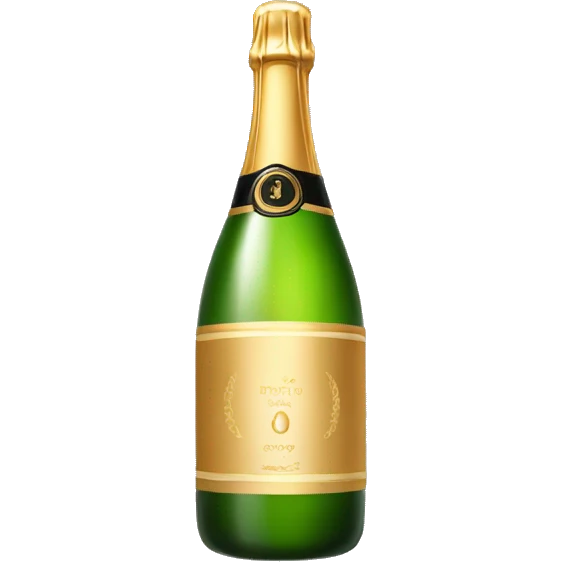 champagne bottle emoji
