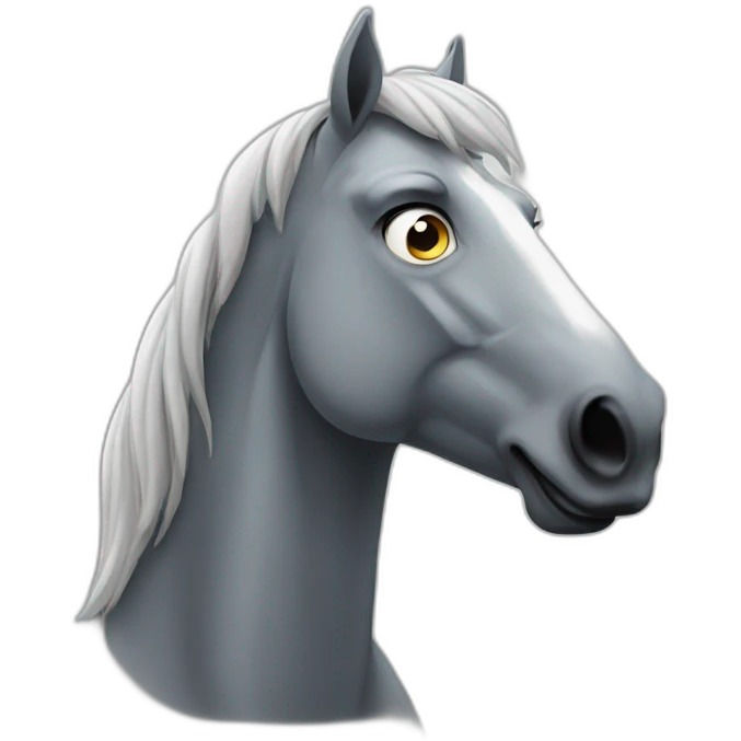 horse shrugging emoji