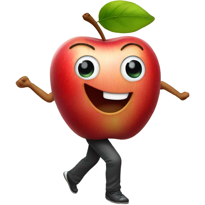Dancing apple  emoji