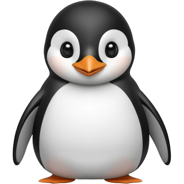 a smiling penguin emoji