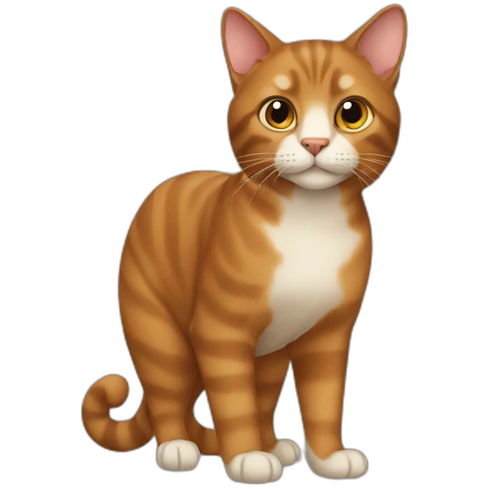 Brown cat emoji