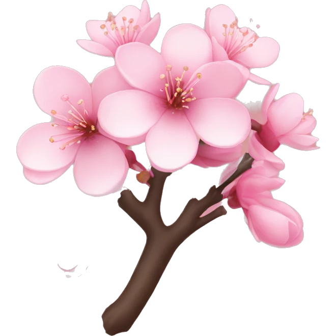 Cherry blossom emoji