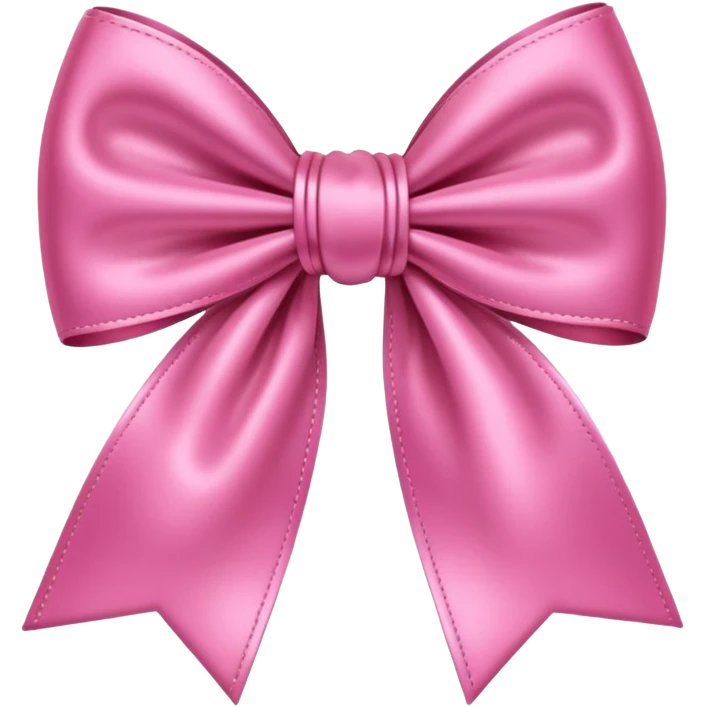 Pink bow emoji