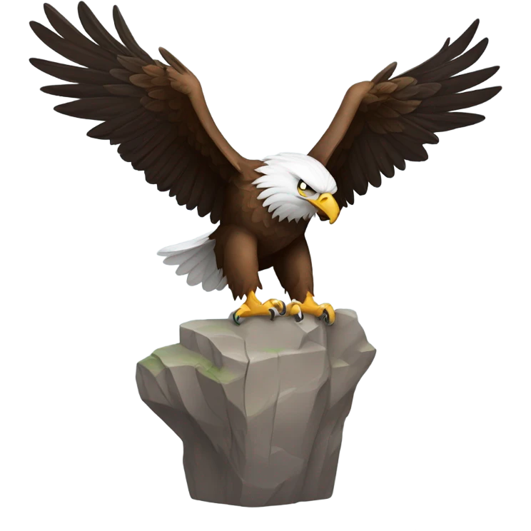 Sleeping eagle emoji