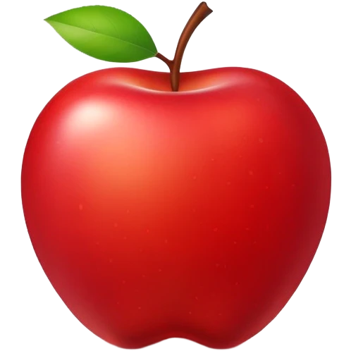 red apple emoji