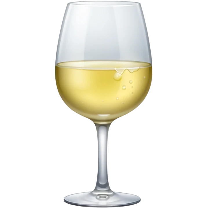 glass of white wine  emoji