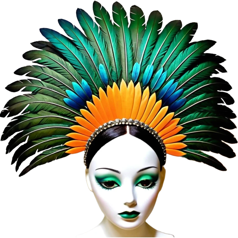 ave Cabeza y espalda: tonos verdes y azulados brillantes.

Pecho: anaranjado intenso que contrasta con el resto del cuerpo.

Alas: mezcla de verdes y negros.

Cola: larga y elegante, con dos plumas centrales que terminan en forma de “raqueta”. emoji