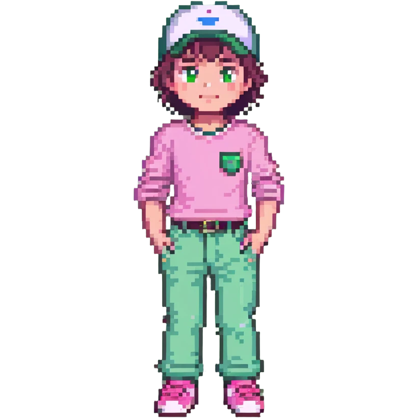 boy wearing pink pants emoji