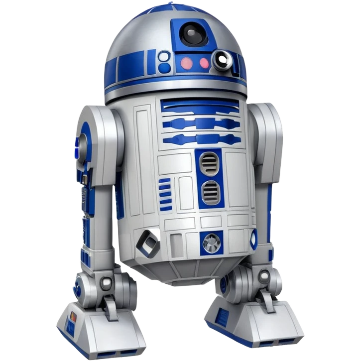 A robot R2D2 of starwars emoji