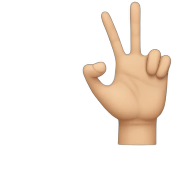 hand sign of skill muryo kusho emoji
