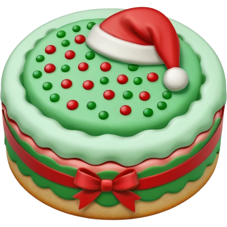christmas biscuit and cookie round emoji