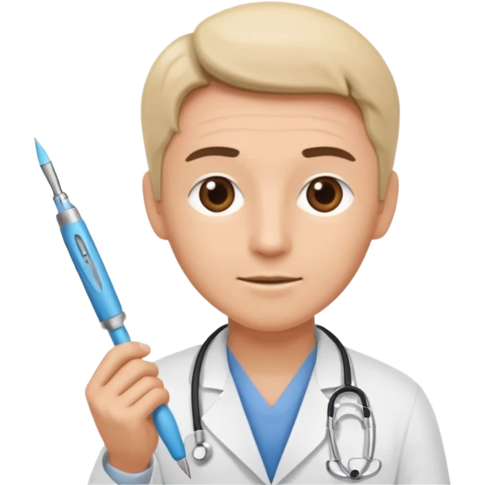 elinde neşter olan doktor emoji