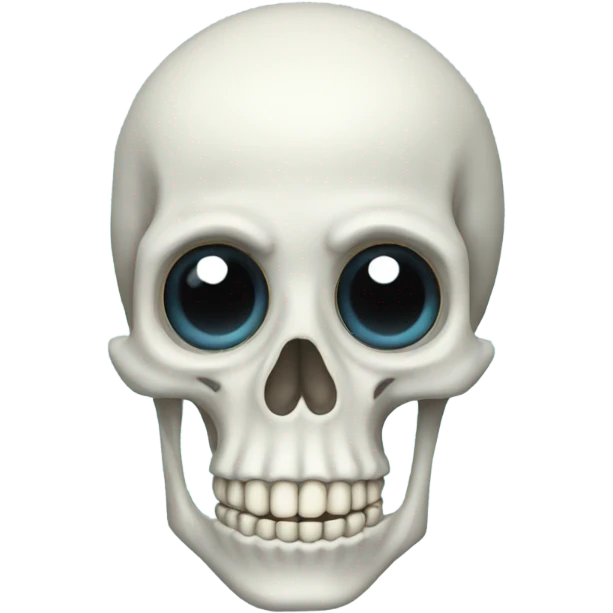 Watery eye skeleton emoji