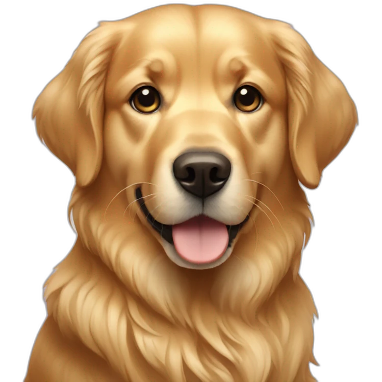 Golden retriever  emoji