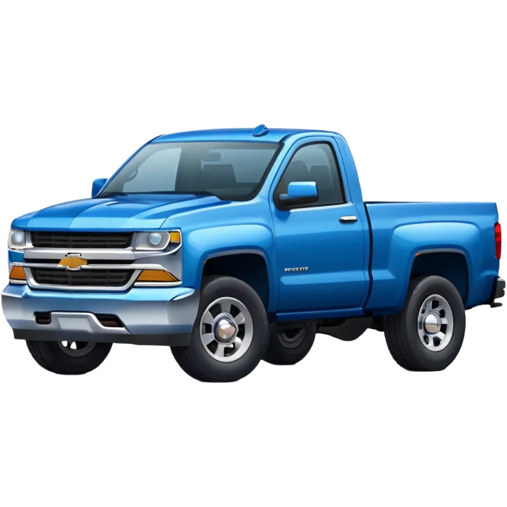 Modern Chevrolet truck emoji