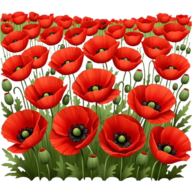 Poppies emoji
