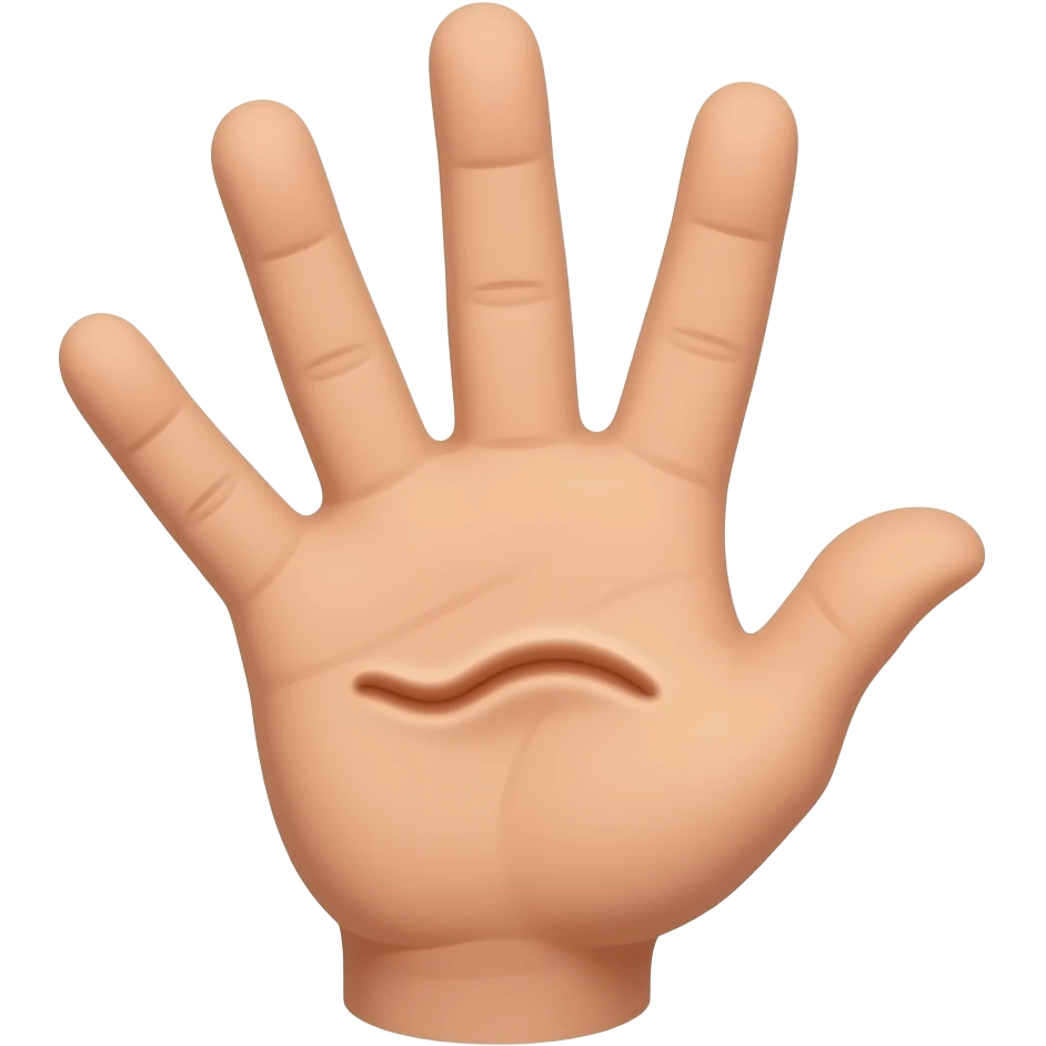 die zahl 3 mit der hand gezeigt das ist 5 u dumbass emoji