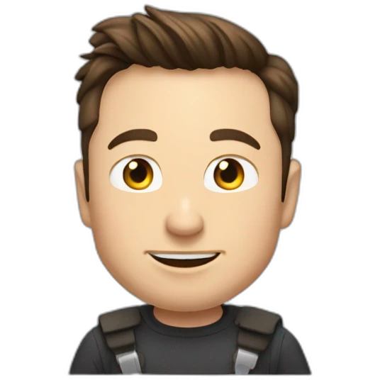 Elon musk qui fait coucou emoji