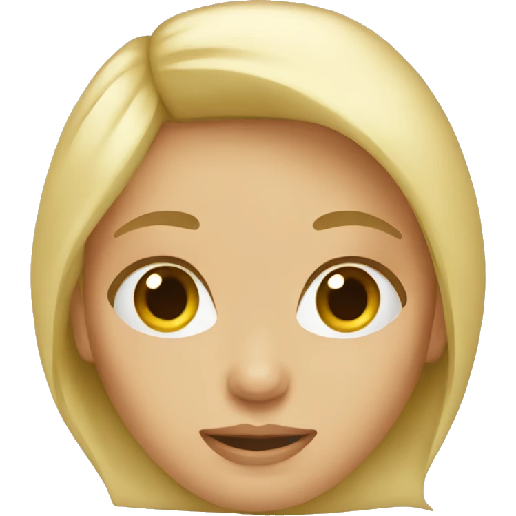 Blonde girl  emoji